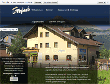 Tablet Screenshot of hotel-alpin.at