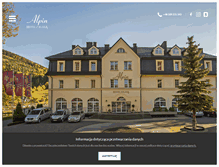 Tablet Screenshot of hotel-alpin.pl